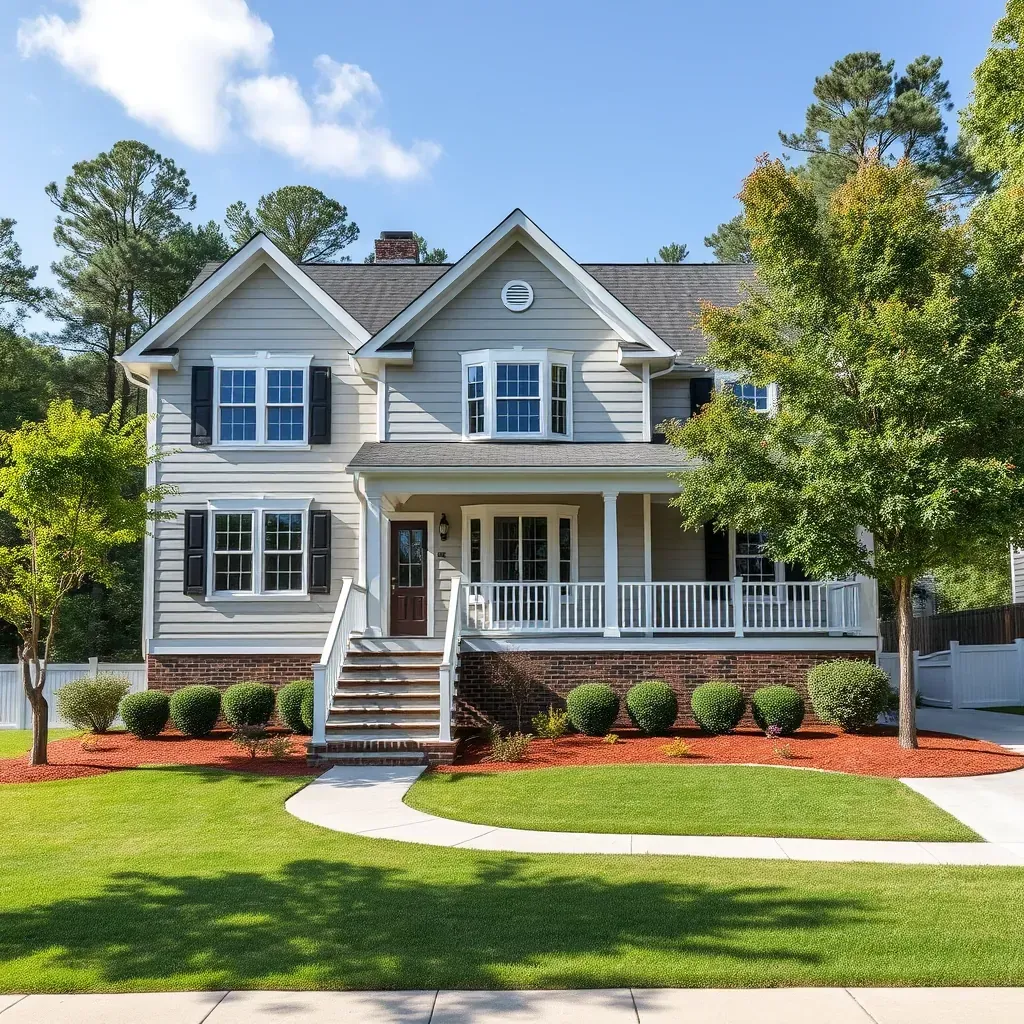 Home Restoration & Remodeling in Wake Forest, NC, showcasing a fresh, modern kitchen renovation with bright, clean design.