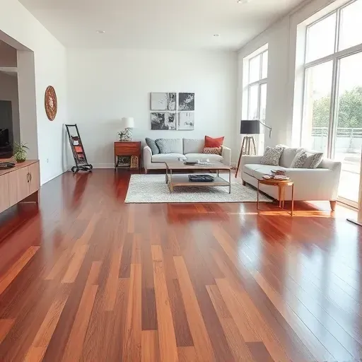 Restored interior in Wilson's Mills, NC, showing pristine hardwood floors, clean walls, and organized workspace after water damage.