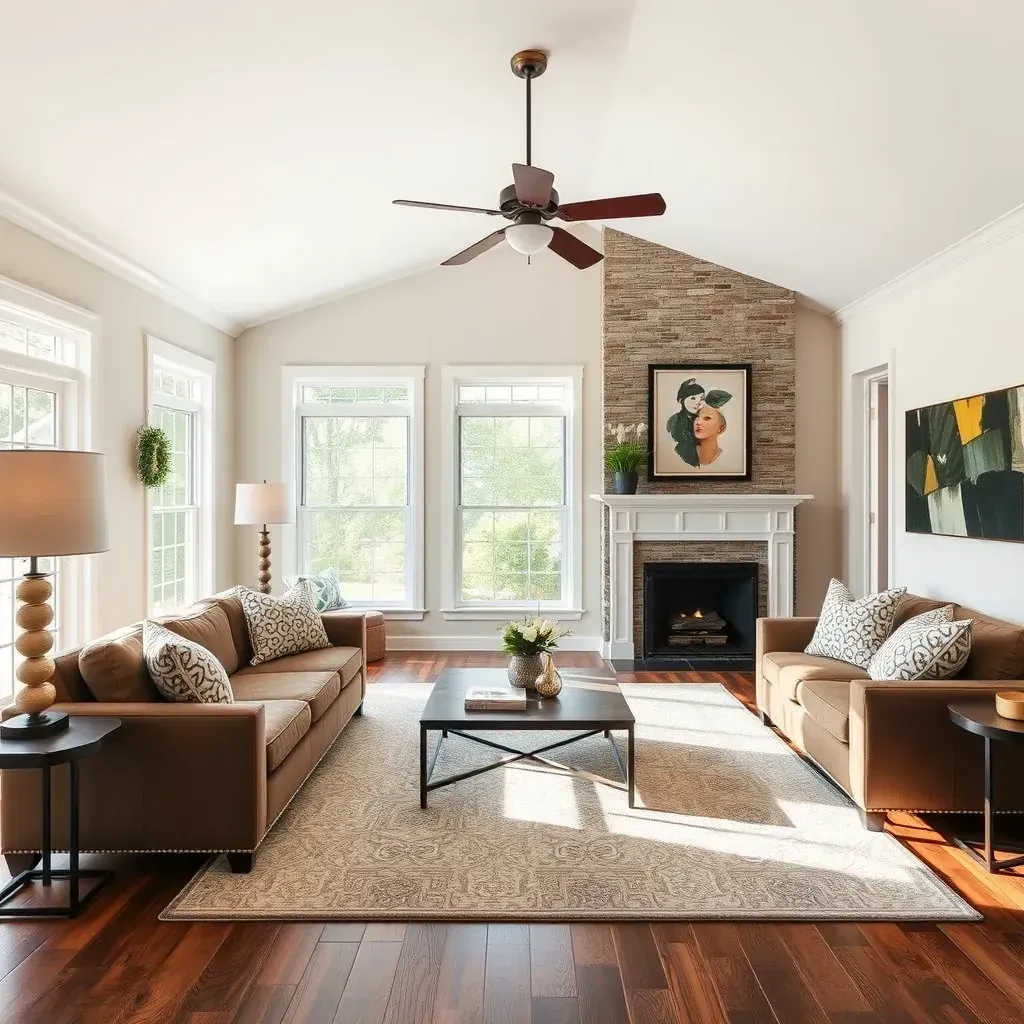 Home Restoration & Remodeling in Bunn, NC, showcasing a modern kitchen makeover with new cabinets and countertops.
