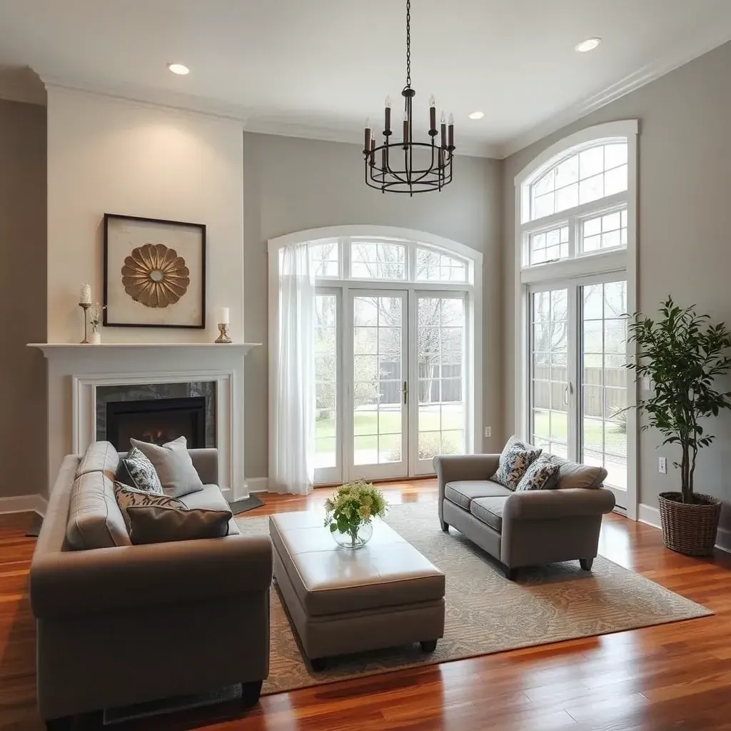 Beautifully renovated Cary, NC home with modern features, colorful landscaping, fresh siding, updated windows, and stylish porch.