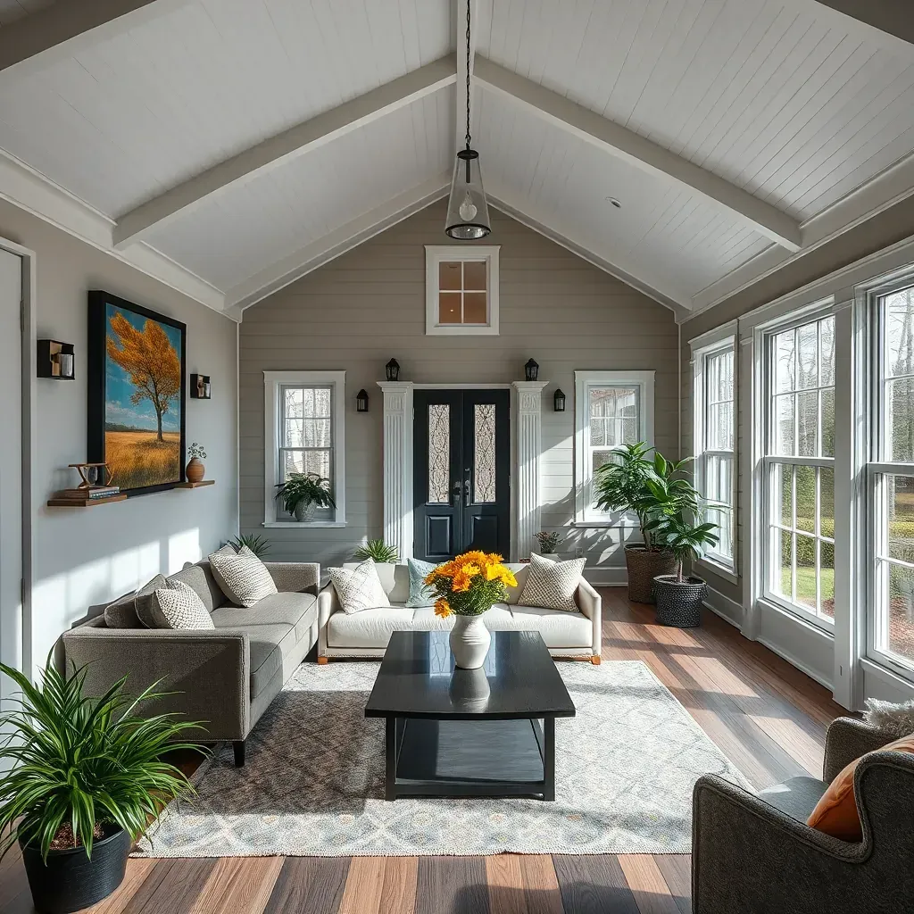 Social Image showing Home Restoration & Remodeling in Pittsboro, NC with a beautiful modern kitchen and renovated living space.