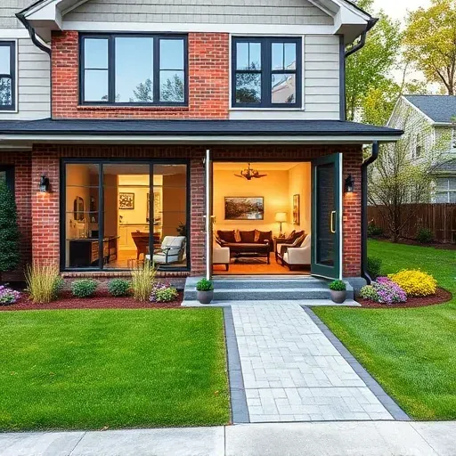 Recently renovated Oxford, NC home with a modern brick exterior, spacious interior, lush landscaping, and charming neighborhood.