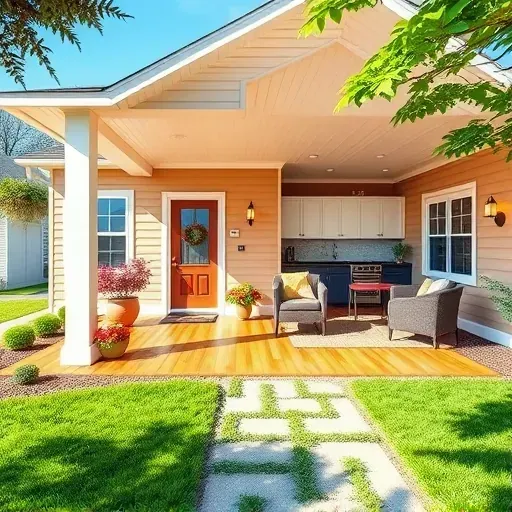 Beautiful renovated home in Louisburg, NC with updated exterior, lush yard, modern interior, and stylish design details.
