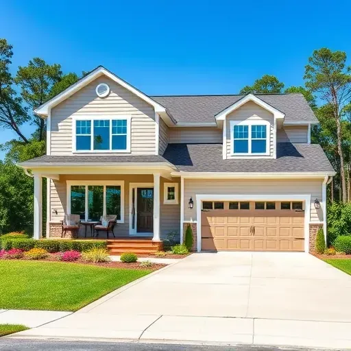 Beautiful renovated Fuquay-Varina home with fresh siding, modern windows, landscaped yard, and inviting front porch.