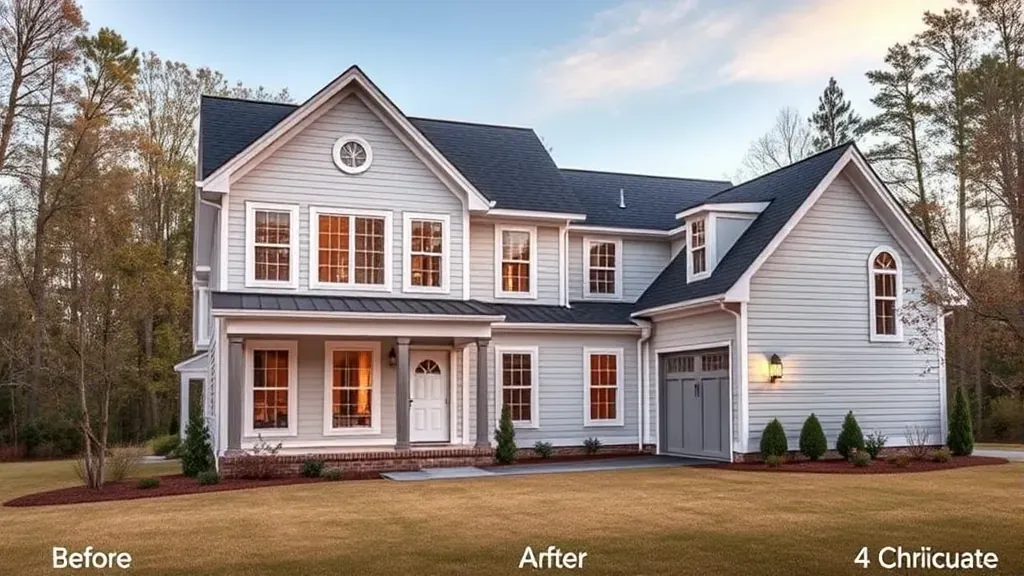 Beautiful home renovation in Angier, NC showcasing modern updates and craftsmanship.
