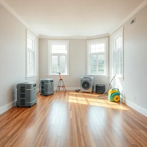 Restored Benson, NC interior with pristine walls, hardwood floors, natural light, and professional water damage repair.