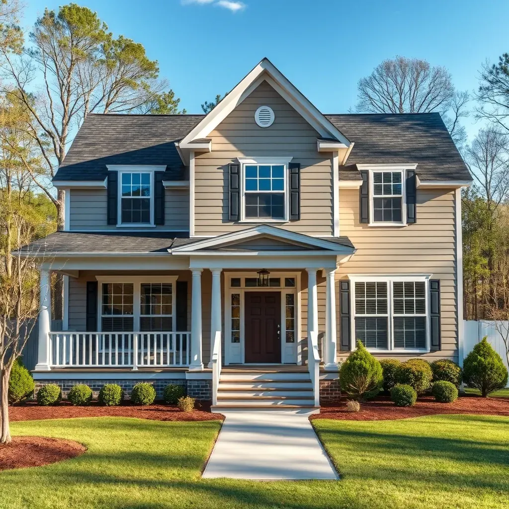 Home Restoration & Remodeling in Oxford, NC with a worker painting a house exterior. Professional and reliable service.