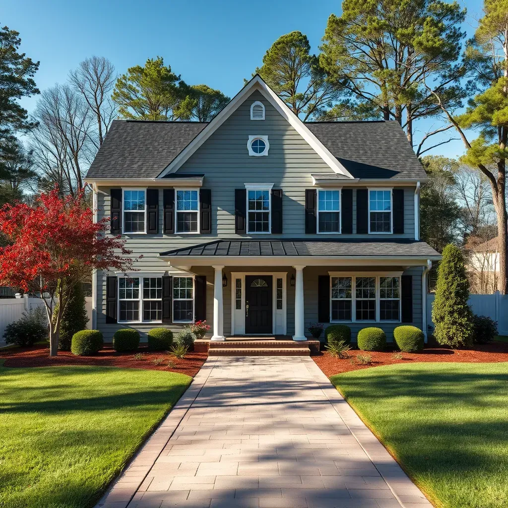 Restored Creedmoor home with new siding, landscaped yard, and ongoing renovation work in a peaceful North Carolina neighborhood.