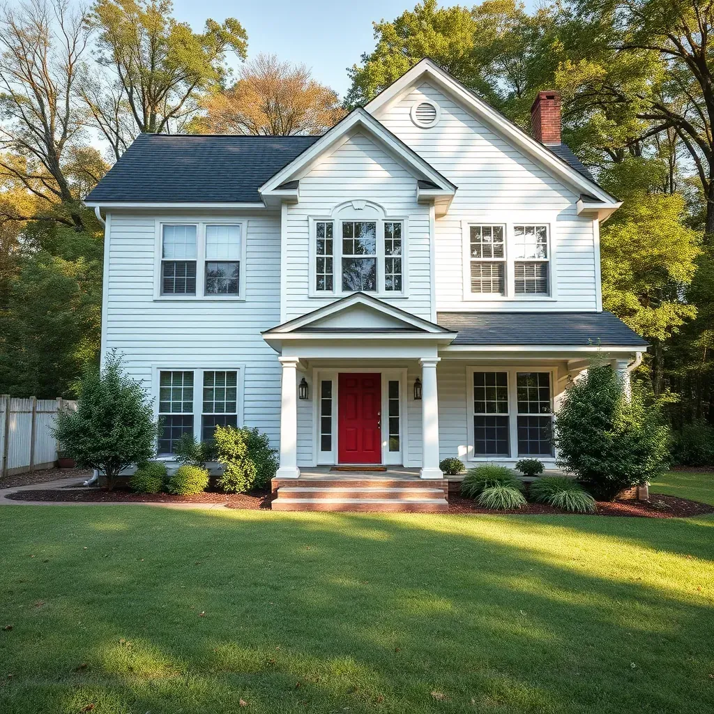 Beautiful restored Durham, NC Craftsman home with fresh paint, modern windows, new roof, landscaped yard, and charming details.