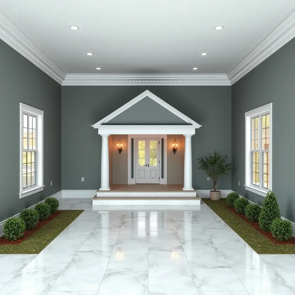 Renovated Zebulon, NC home exterior with fresh siding, new windows, landscaped lawn, and ongoing remodeling tools.