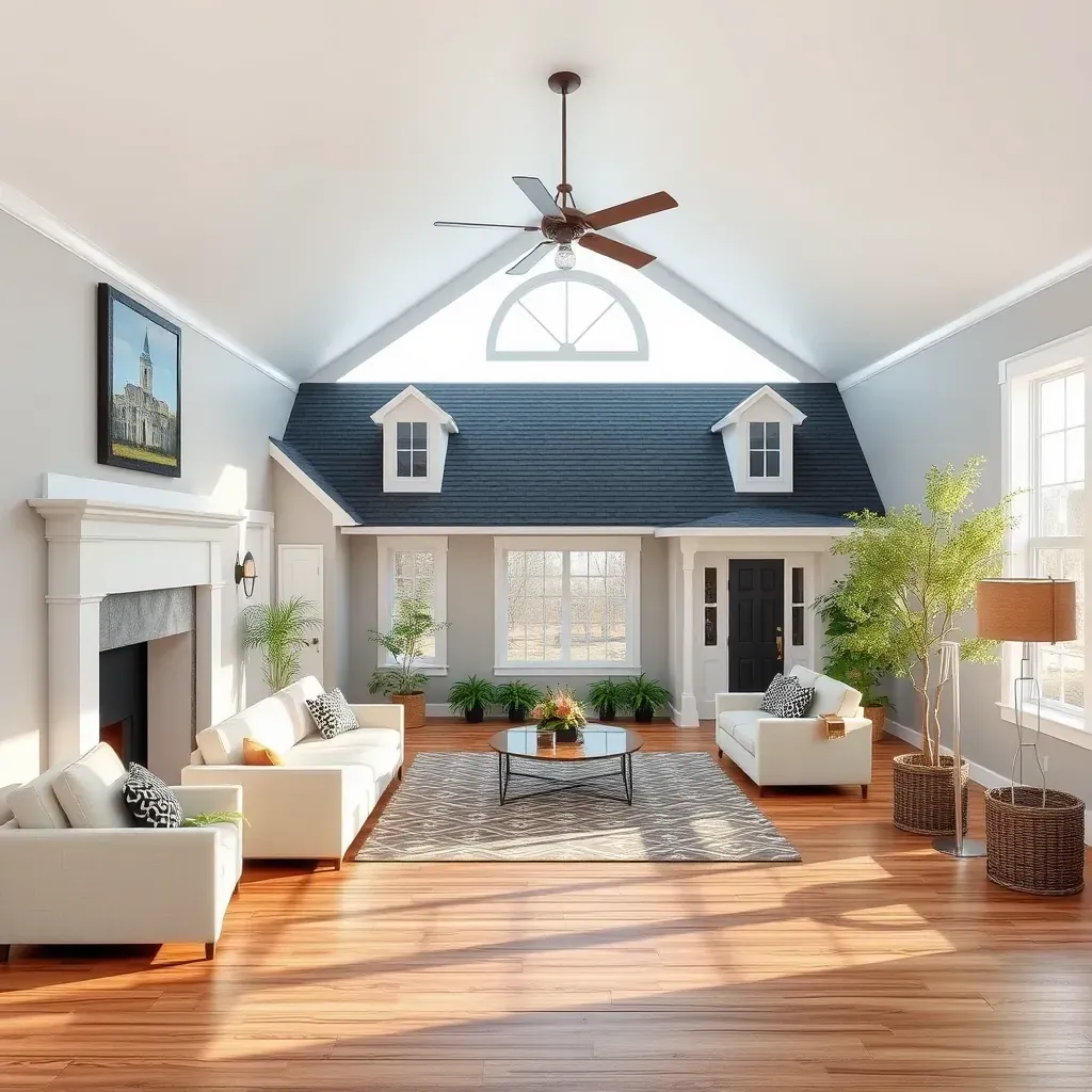 Home Restoration & Remodeling in Louisburg, NC showcasing a renovated kitchen with modern finishes.