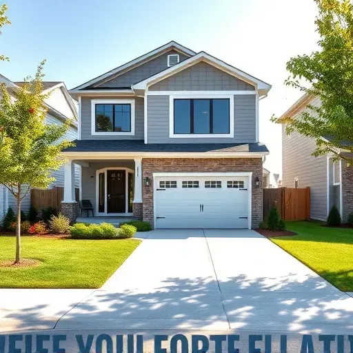 Modern renovated Wake Forest home with clean lines, large windows, landscaped yard, and contemporary style.