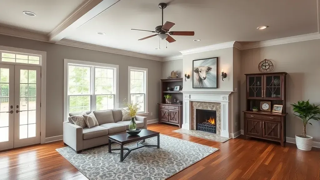 Home Renovation in Fuquay-Varina, NC with a person working on a kitchen backsplash and modern design elements.
