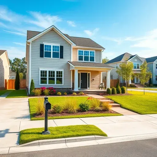 Renovated Wilson’s Mills home with modern facade, lush landscaping, and a bright, welcoming neighborhood scene.