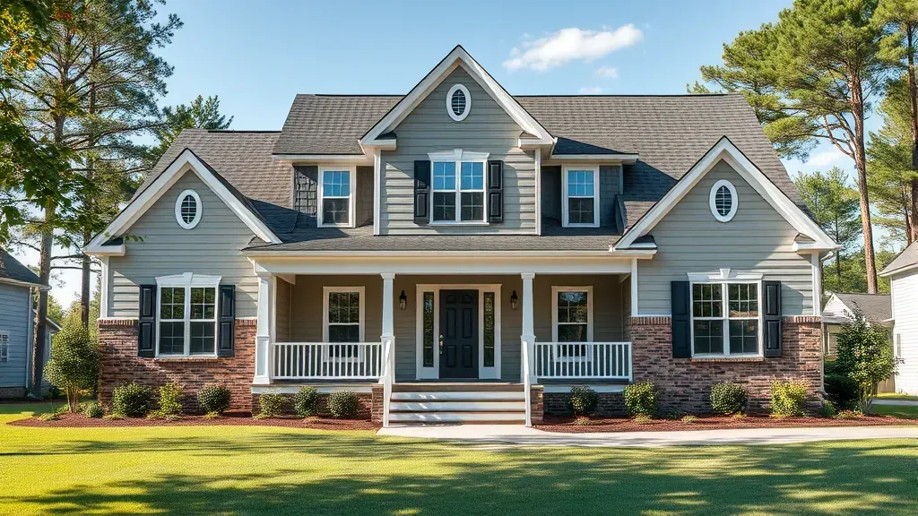 Home Renovation in Benson, NC showcasing a modern kitchen with updated cabinets, countertops, and flooring.