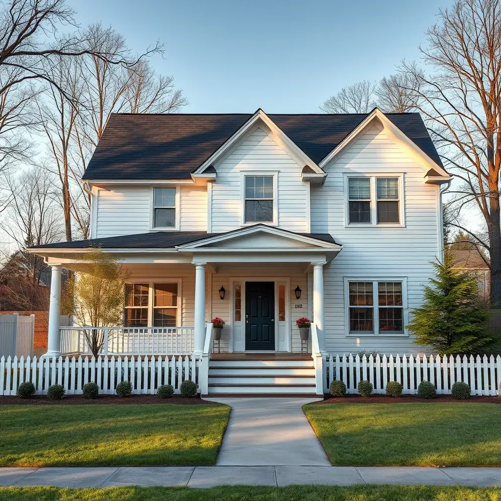 Charming renovated home in Middlesex, NC with fresh paint, updated siding, landscaped yard, and visible construction tools.