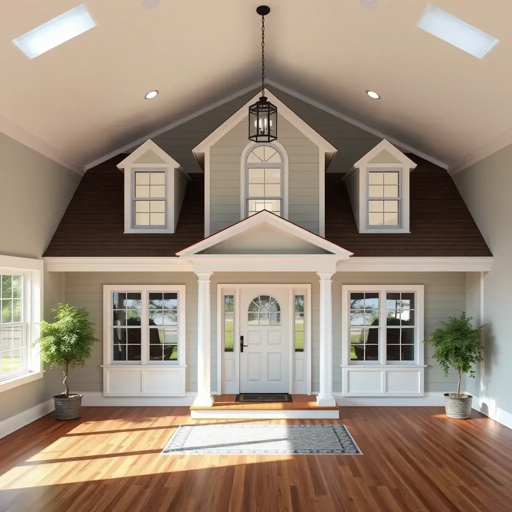 Home Restoration & Remodeling in Coats, NC, showcasing a new kitchen renovation with modern cabinets and elegant countertops.