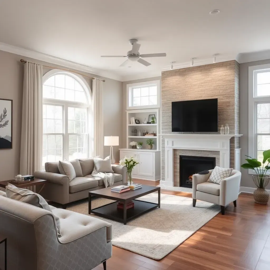 Beautiful remodeled Wake Forest home exterior with white siding, dark shutters, lush lawn, and ongoing renovation details.