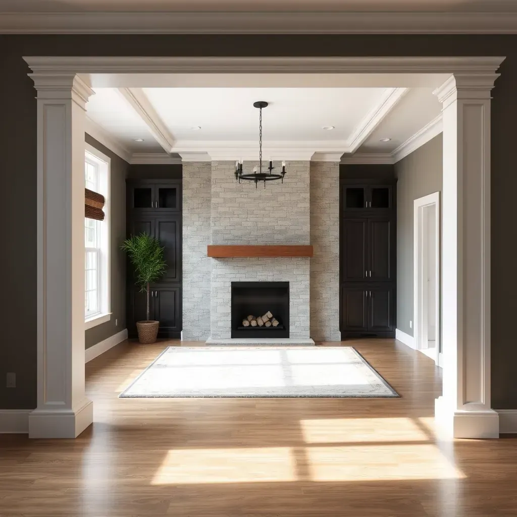 Modern renovated Cary home with new siding, windows, landscaped yard, and stylish details, showcasing quality craftsmanship