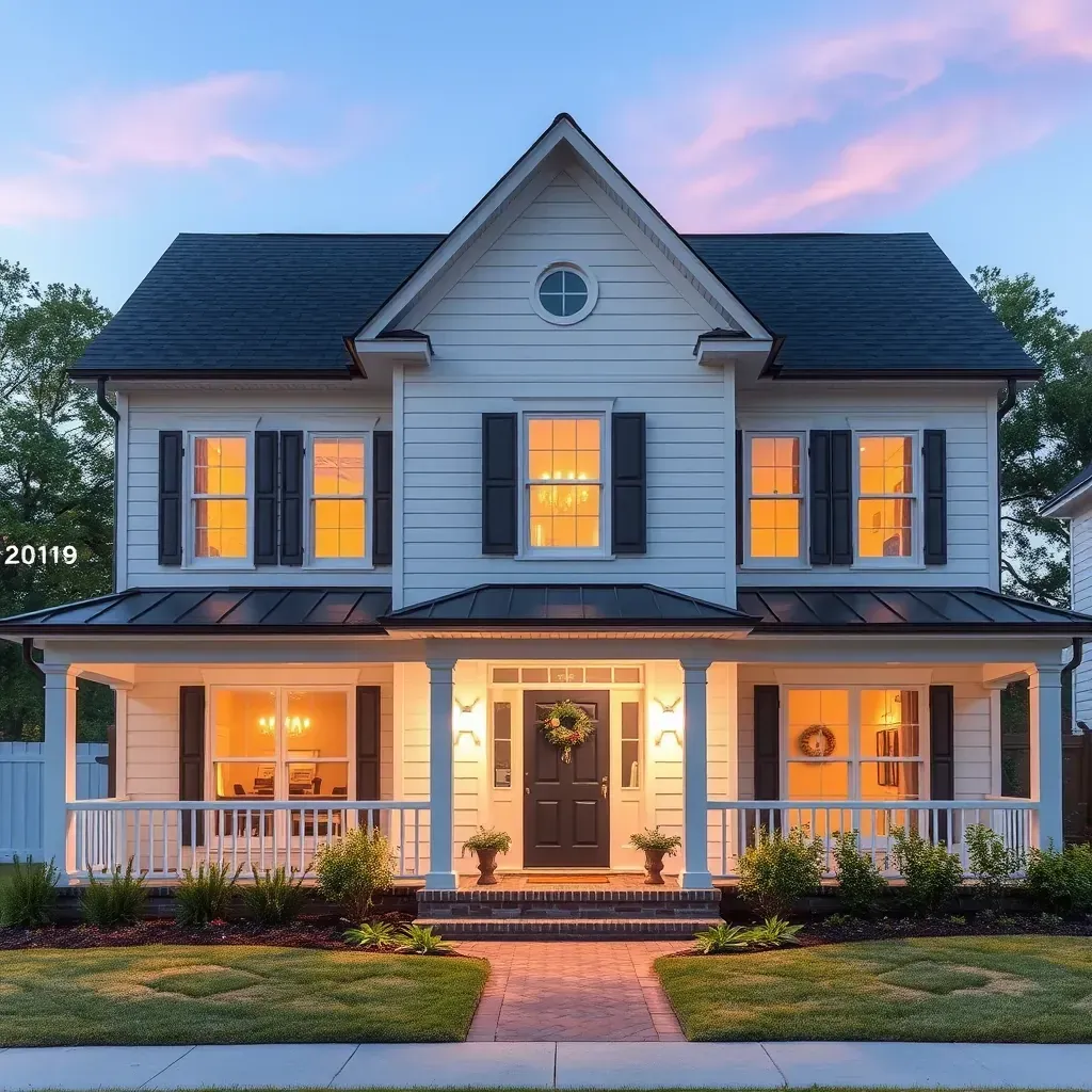 Modern renovated home in Chapel Hill, NC with fresh paint, new windows, upgraded porch, landscaping, and charming neighborhood.