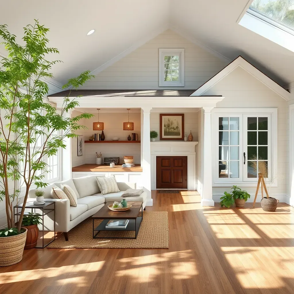 Home Restoration & Remodeling in Erwin, NC showing before and after images of kitchen and bathroom updates.