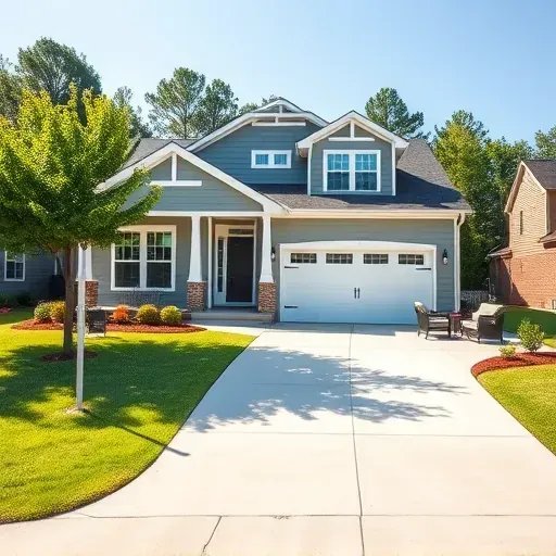 Beautiful Benson home with modern updates, landscaped yard, new patio, and stylish garage, showing quality renovation work.