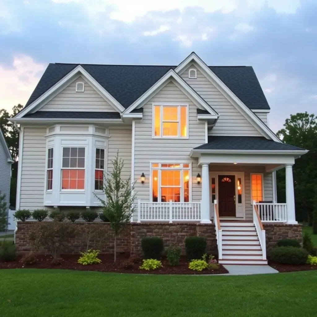 Home Restoration & Remodeling in Dunn, NC, showing a beautiful renovated kitchen with modern appliances and cabinetry.