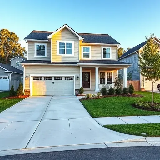 Recently renovated Franklinton, NC home with modern exterior, landscaping, clean driveway, and stylish windows.