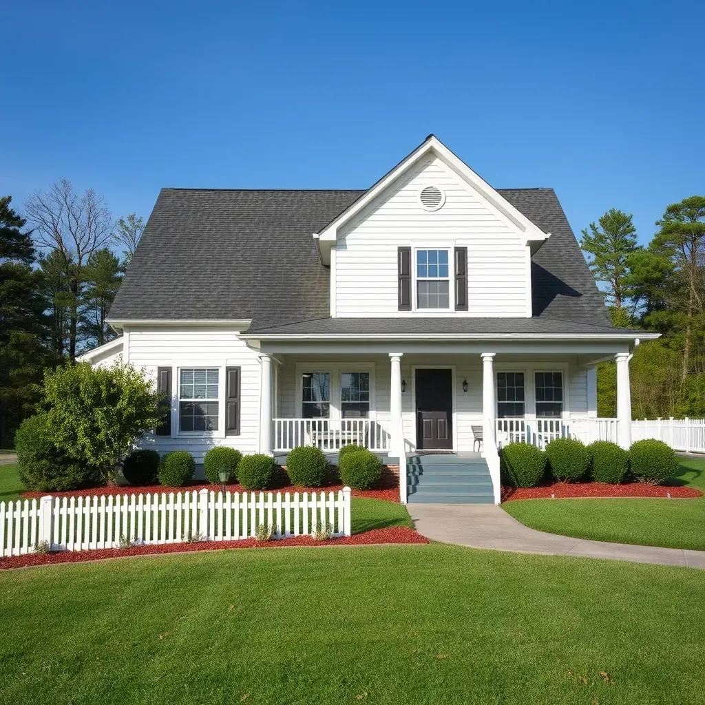 Beautiful Erwin, NC home with fresh siding, new windows, landscaped yard, and ongoing restoration work.
