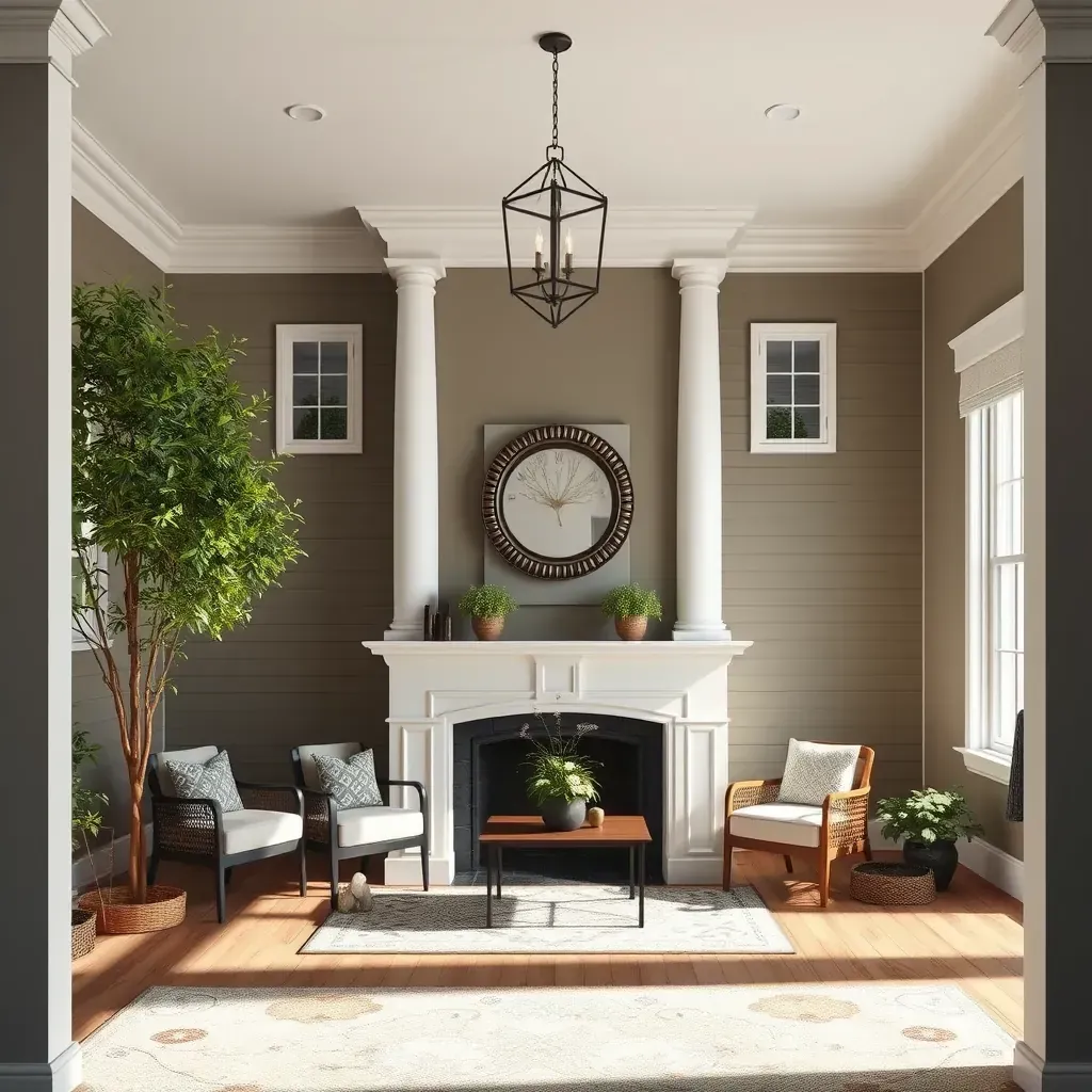 Home Restoration & Remodeling in Carrboro, NC, showcasing a renovated living space with modern design and fresh finishes.