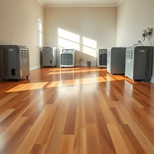 Restored Wendell, NC water damage repair scene showing pristine floors, dry walls, advanced drying equipment, and professional environment.