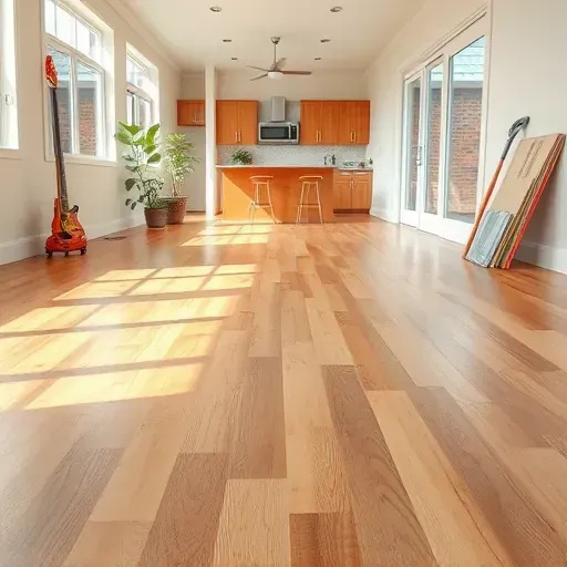 Restored Coats, NC home interior after water damage, featuring polished hardwood floors, pristine walls, and natural light.