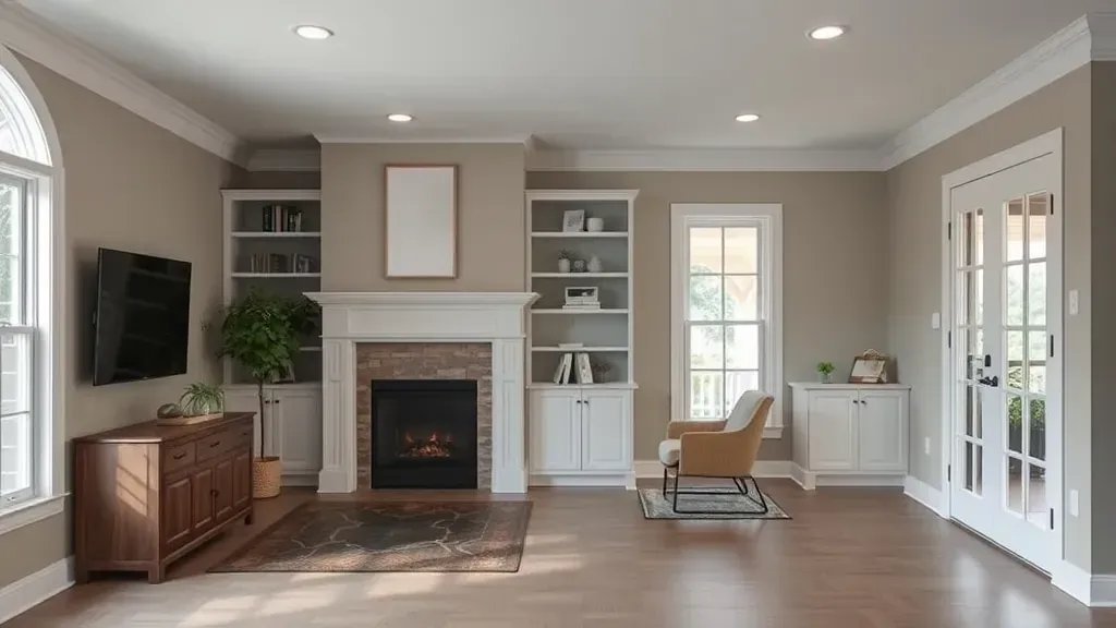 Home Renovation in Cary, NC, showcasing a modern kitchen remodel with new cabinets and countertops.