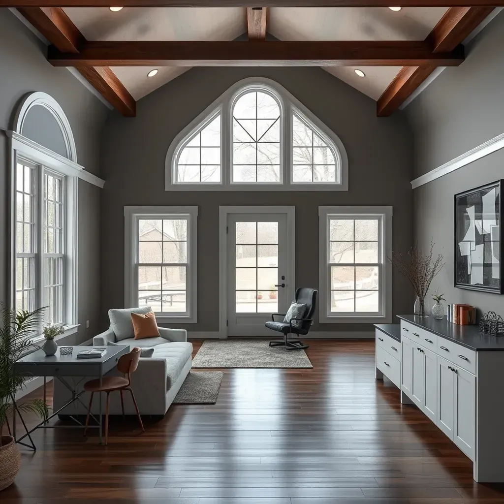 Charming Smithfield, NC home renovation with new siding, porch, exposed framework, tools, and construction details.