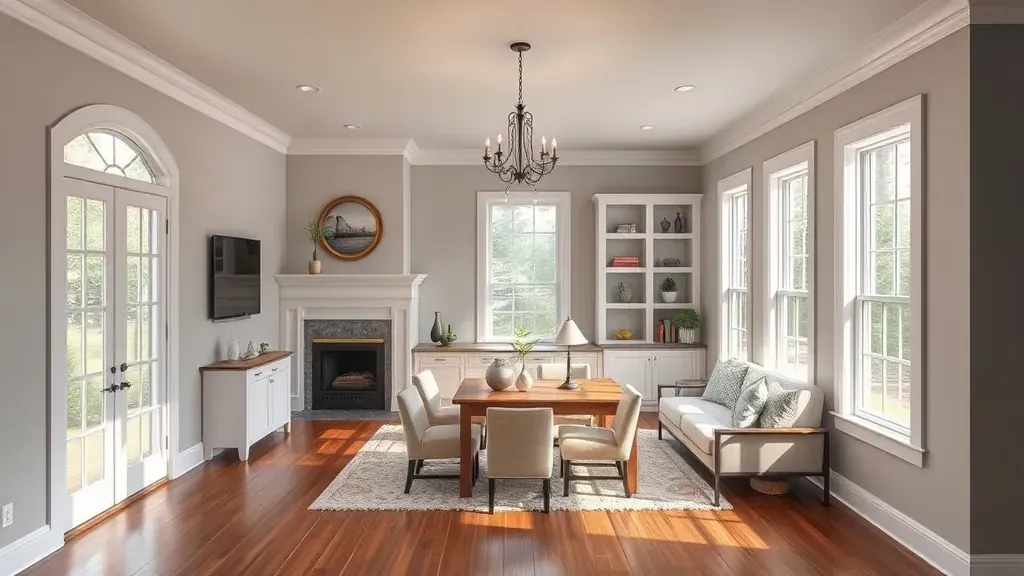 Home Renovation in Franklinton, NC showing a modern kitchen with new cabinets, countertops, and upgraded appliances.