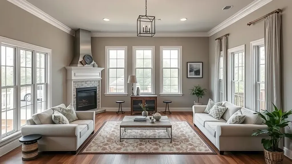 Beautiful home renovation in Dunn, NC showcasing updated interior, fresh paint, and modern design.