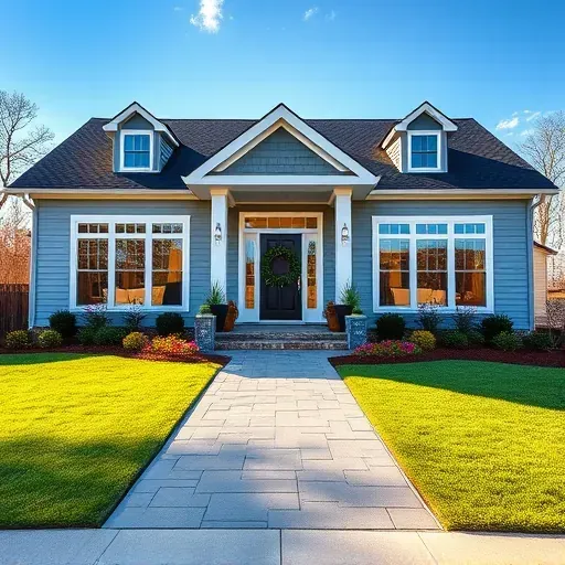 Recently renovated home in Clayton, NC featuring a modern exterior, landscaped yard, and energy-efficient windows.