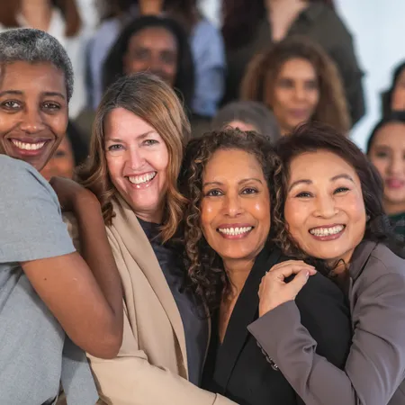 Group of women of different ages and ethnicity