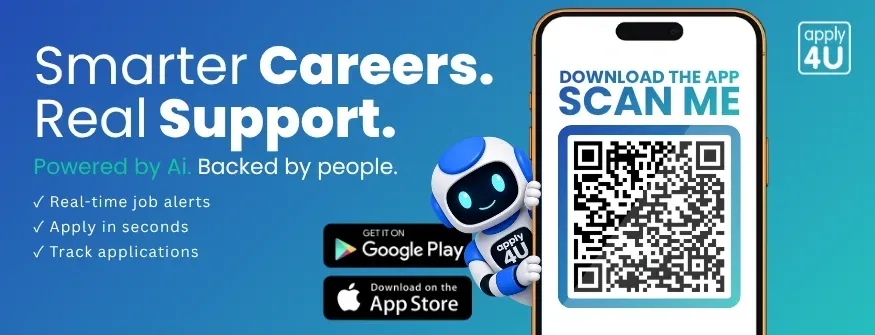 Get the Apply4U App - search jobs on the go