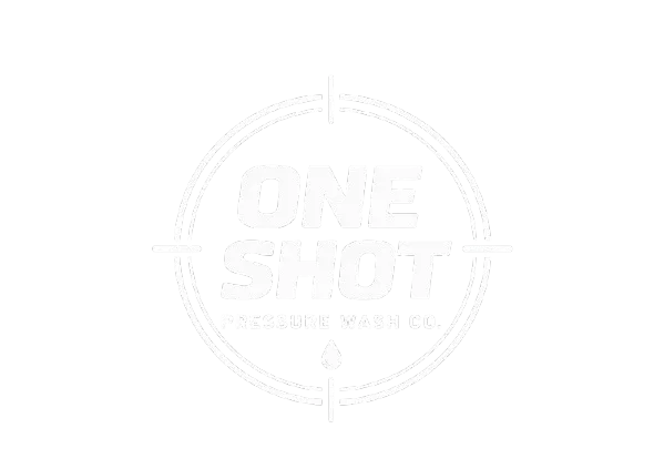 One Shot Pressure Wash Co. family team standing in front of a tactical service vehicle in Magnolia, TX