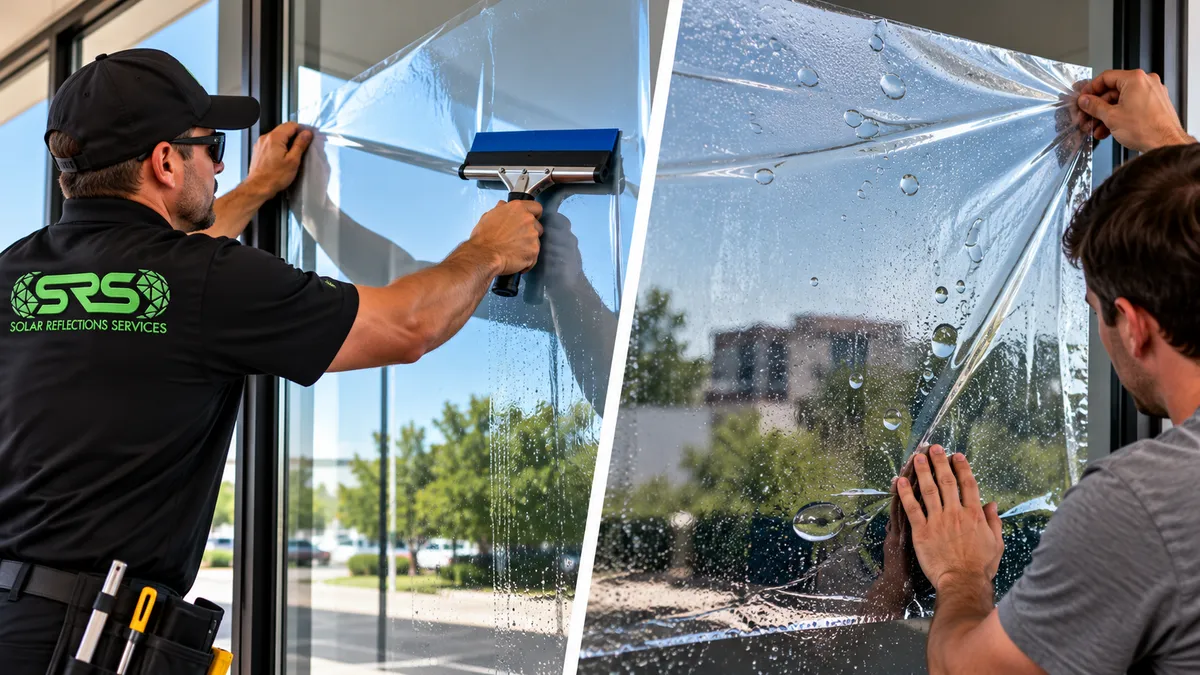 Security Film Installation