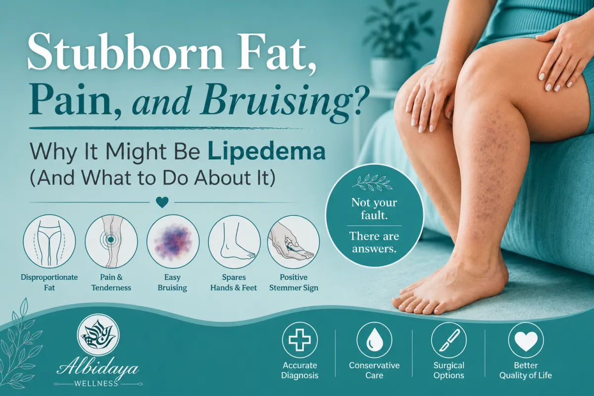 Stubborn Fat, Pain, and Bruising? Why It Might Be Lipedema (And What to Do About It)