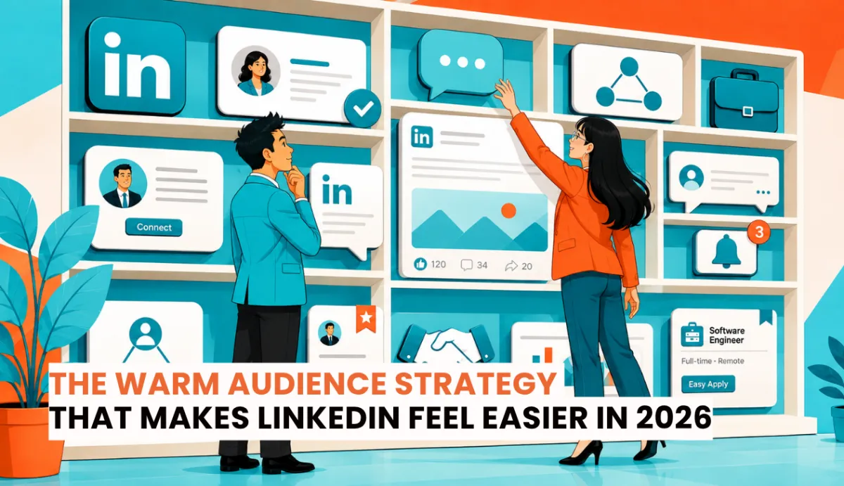 The warm audience strategy that makes LinkedIn feel easier in 2026