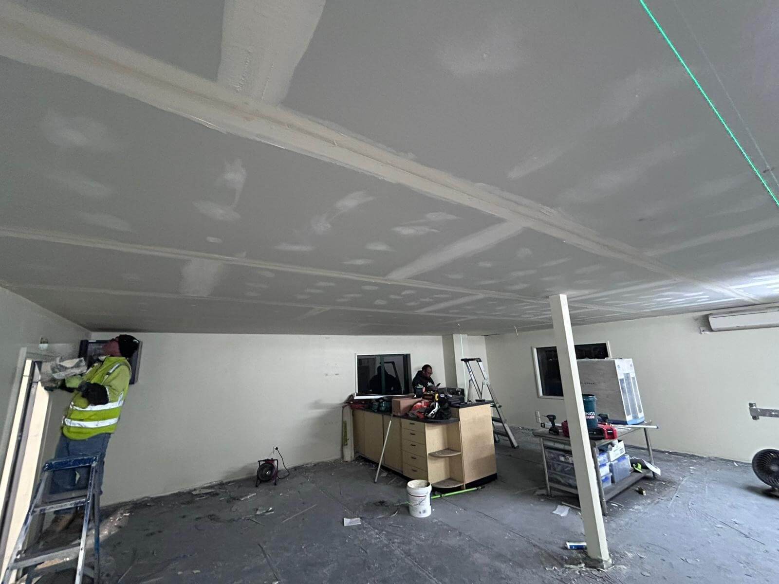 ommercial office strip out before renovation in Auckland