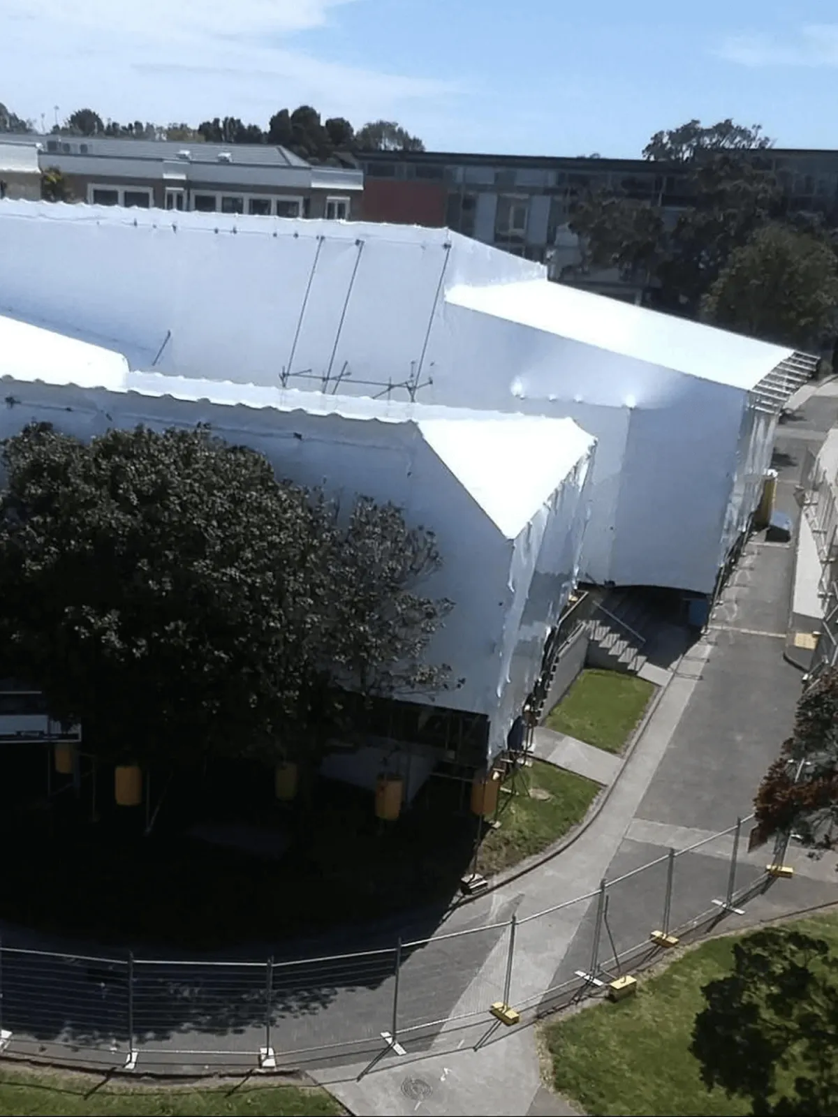 Shrink wrapping services for construction projects in Auckland