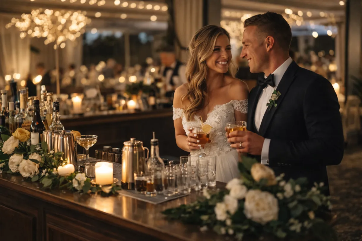 A bottle of vodka sitting on top of a counter
