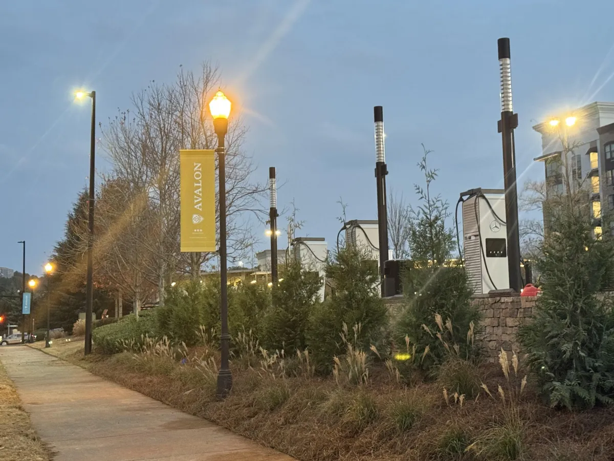 a large building with scaffolding on top of it