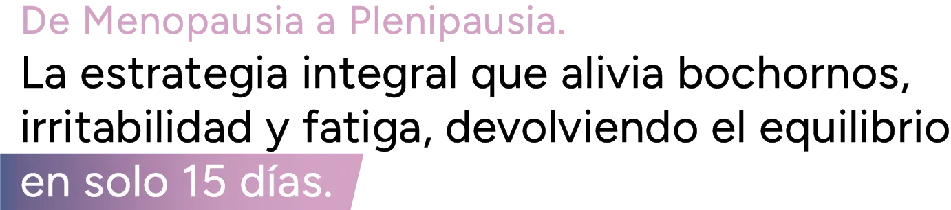 Médico especializada en Medicina Integrativa revela la estrategia para vivir la perimenopausia y menopausia sin bochornos ni sintomas molestos