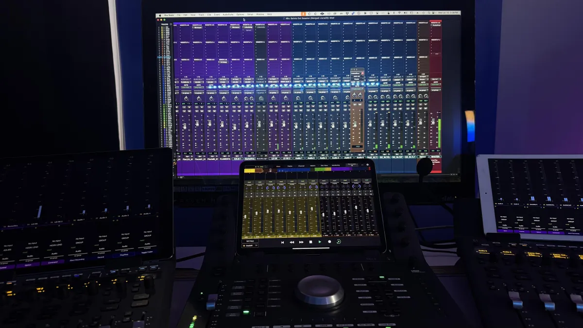 Vivid Core Music recording studio interior St. Louis Missouri