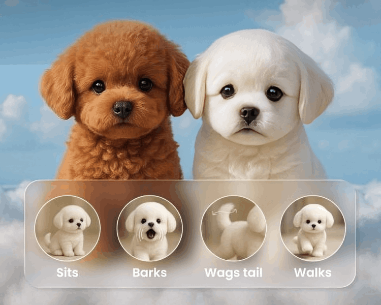 how does wuffy robot puppy work